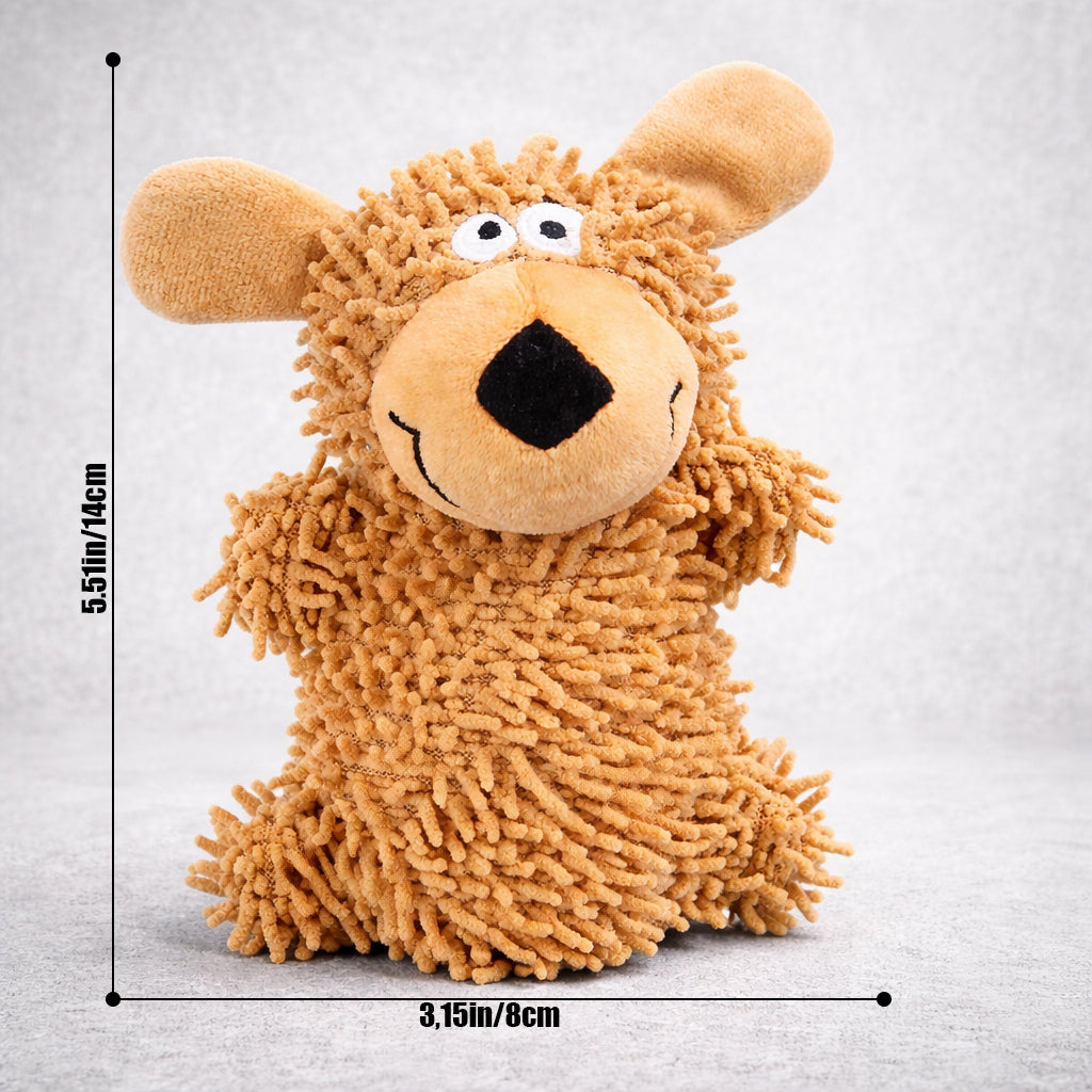 Dog chewing textured dental toy