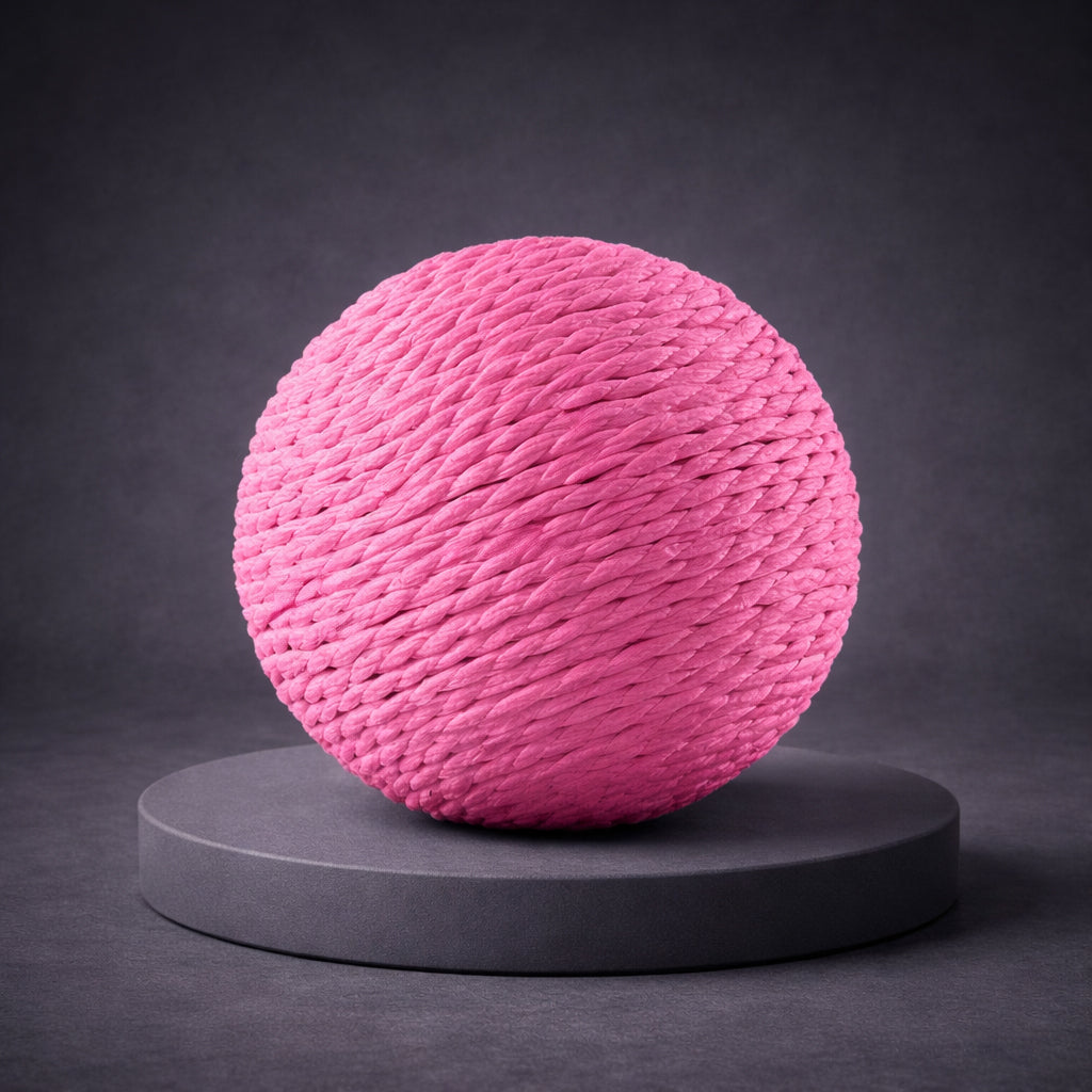 Cat scratching ball toy with sisal texture