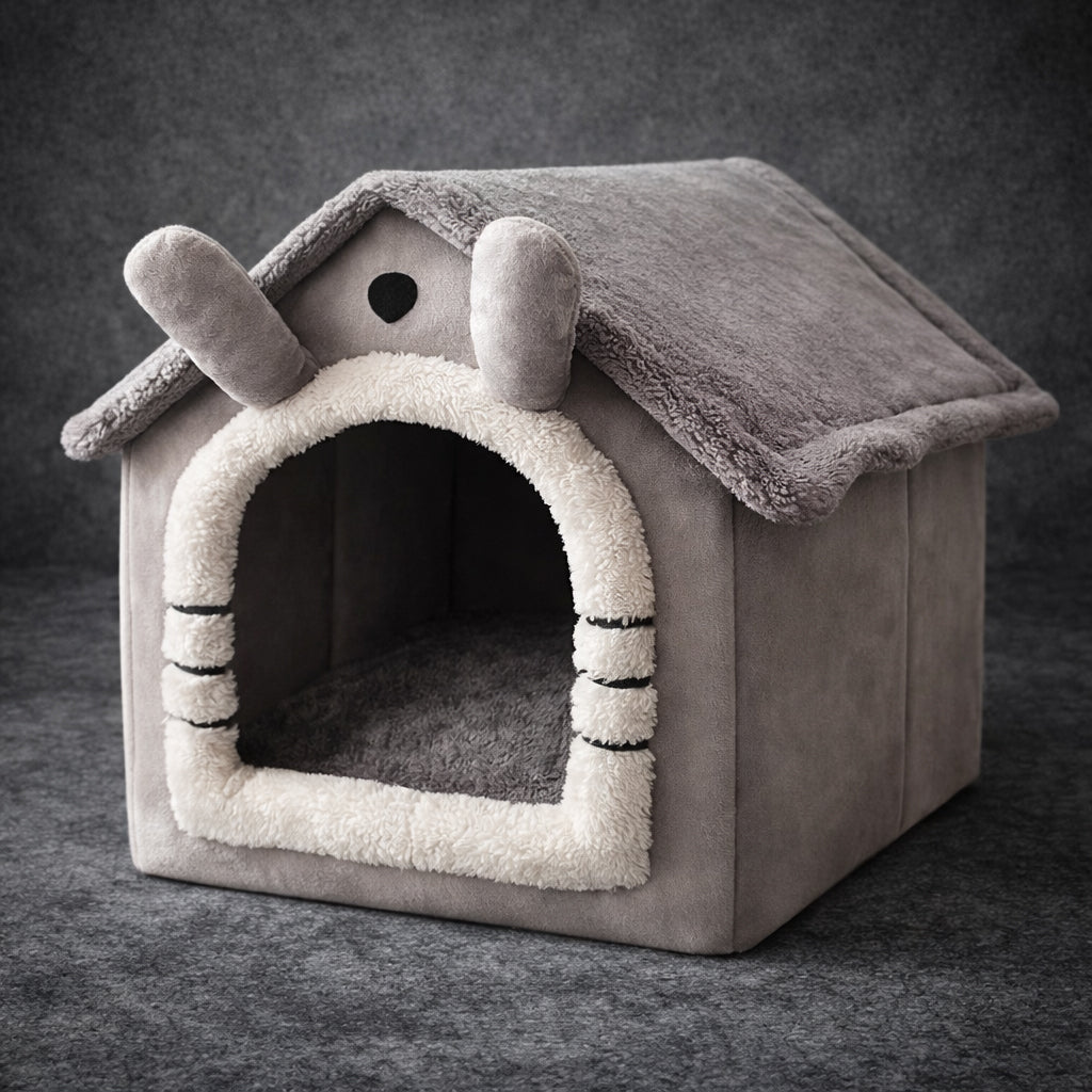 Cozy pet house bed for dogs and cats