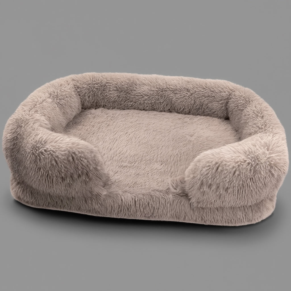 Warm donut pet bed for cats and small dogs